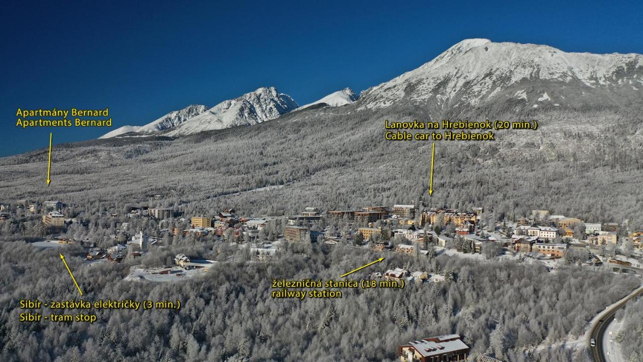 Cozy Studio With Netflix - Apartmanovy Dom Bernard Vysoké Tatry Esterno foto